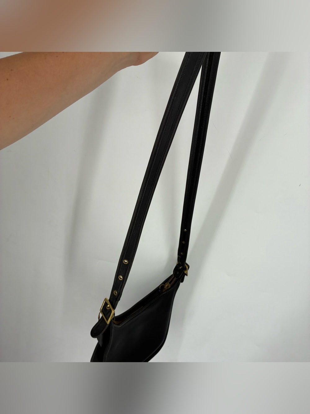 COACH Vintage Janice Ricardi-Desantos Legacy Crossbody Bag Purse 9950 Black - Picture 6 of 15